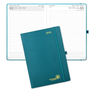 EU A4 Daily Planner 2026 Hard Cover Calendar Planner