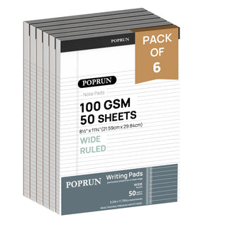 POPRUN Wide Ruled