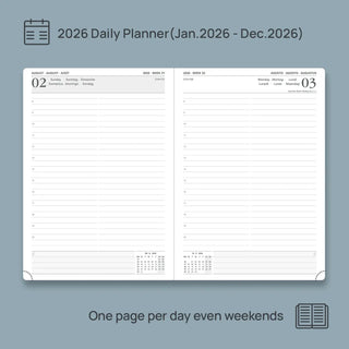POPRUN 2026 Daily Planner