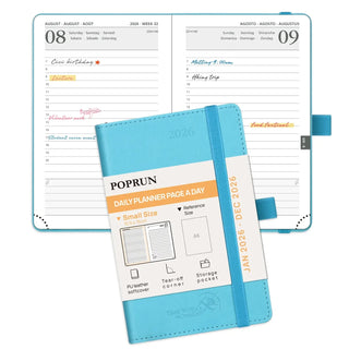 POPRUN 2026 Daily Planner Donau Blue