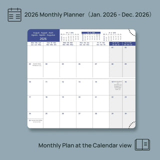 POPRUN 2026 Monthly Planner