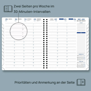 POPRUN 2026 Weekly Planner
