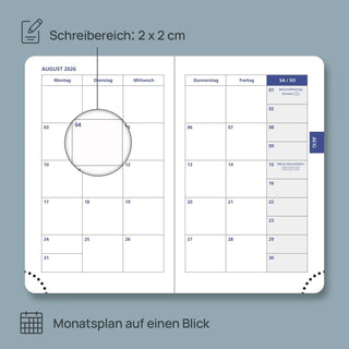 POPRUN 2026 Weekly and Monthly Planner