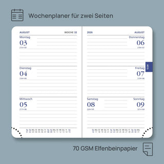 POPRUN 2026 Weekly and Monthly Planner