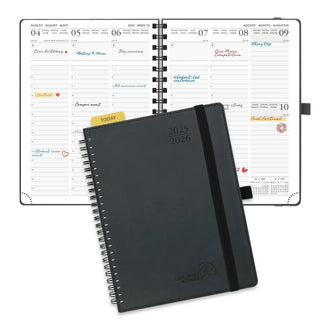 POPRUN 2025-2026 Academic Planner Black