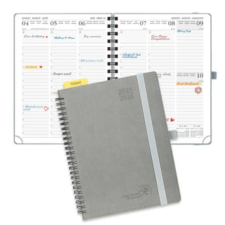 POPRUN 2025-2026 Academic Planner Grey