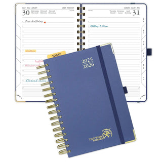 POPRUN 2025-2026 Academic Planner Navy Blue