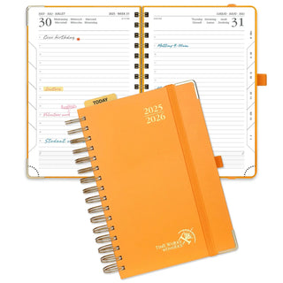 POPRUN 2025-2026 Academic Planner Orange