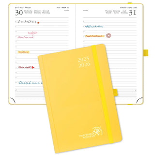 POPRUN 2025-2026 Academic Planner Light Yellow