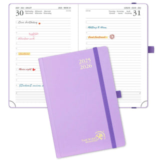 POPRUN 2025-2026 Academic Planner Violet
