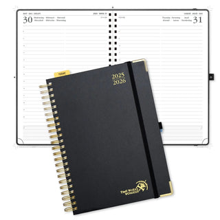 POPRUN 2025-2026 Academic Planner Black