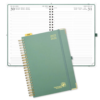 POPRUN 2025-2026 Academic Planner Midnight Green