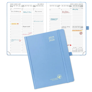 POPRUN 2025-2026 Academic Planner Haze blue