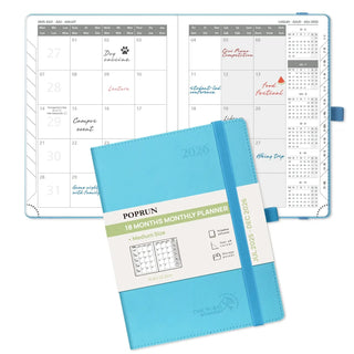 POPRUN 2025-2026 Academic Planner Donau Blue
