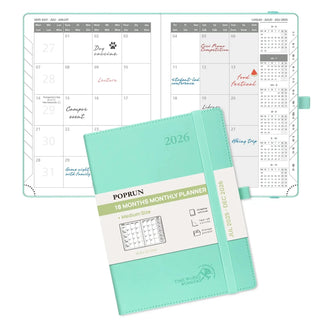 POPRUN 2025-2026 Academic Planner Green