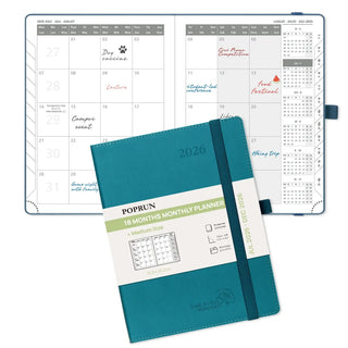 POPRUN 2025-2026 Academic Planner Pacific Green