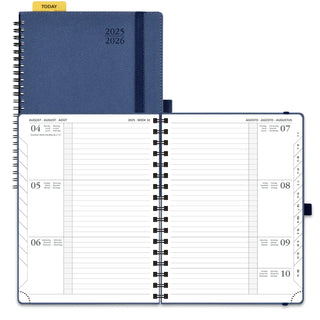 POPRUN 2025-2026 Academic Planner Navy Blue