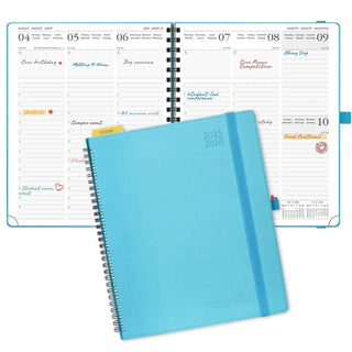 POPRUN 2025-2026 Academic Planner Donau Blue