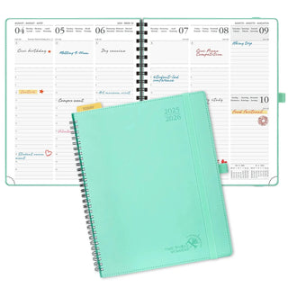 POPRUN 2025-2026 Academic Planner Green