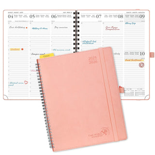 POPRUN 2025-2026 Academic Planner Pink