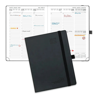POPRUN 2025-2026 Academic Planner Black