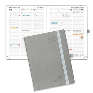 POPRUN 2025-2026 Academic Planner Grey