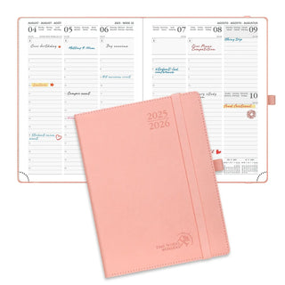 POPRUN 2025-2026 Academic Planner Pink