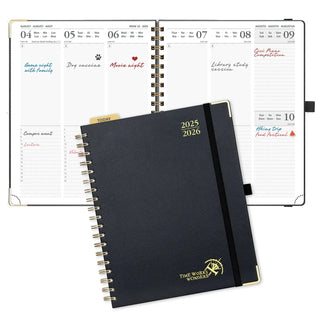 POPRUN 2024-2025 Academic Planner Black