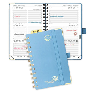POPRUN 2025-2026 Academic Planner Haze blue