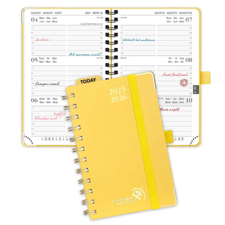 POPRUN 2025-2026 Academic Planner Light Yellow