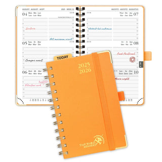 POPRUN 2025-2026 Academic Planner Orange