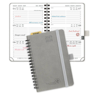 POPRUN 2025-2026 Academic Planner Grey