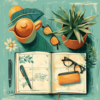 POPRUN Eco-Friendly Planners made with recycled materials