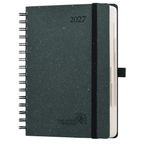 DE A5 Size 2027 Recycled Daily Planner Spiral Hardcover
