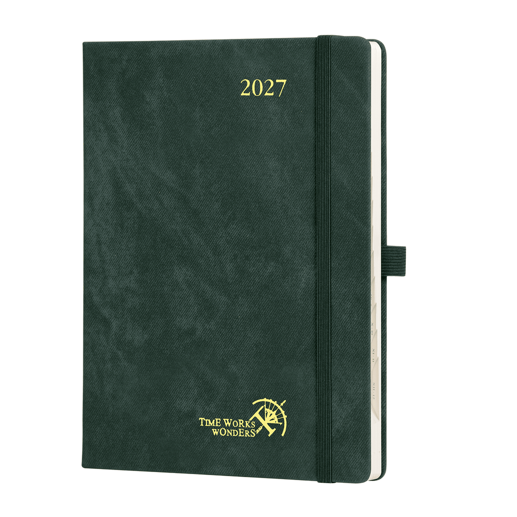 DE 16,4 cm × 21,8 cm Weekly 2027 Planner Week + Notes Layout Hardcover