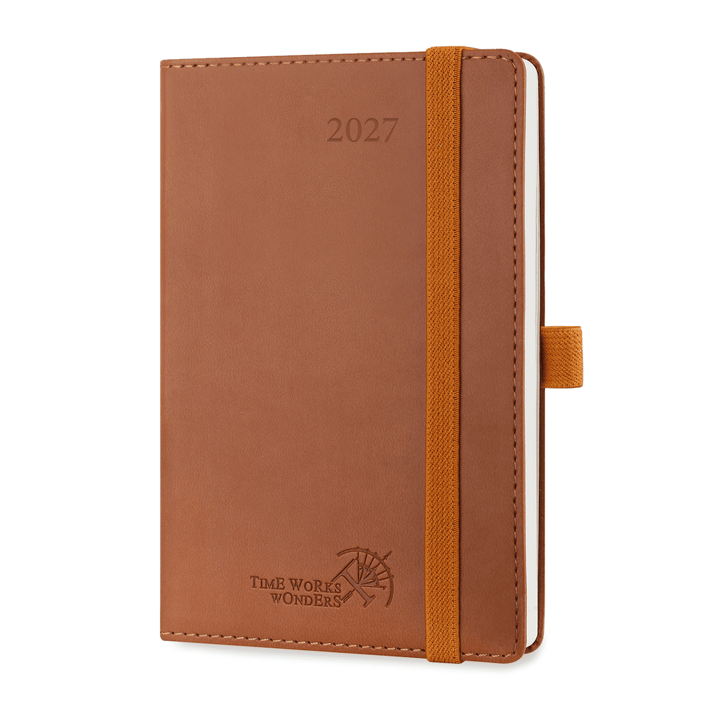 DE A6 Size 2027 Weekly Calendar Planner (January–December) Soft Cover