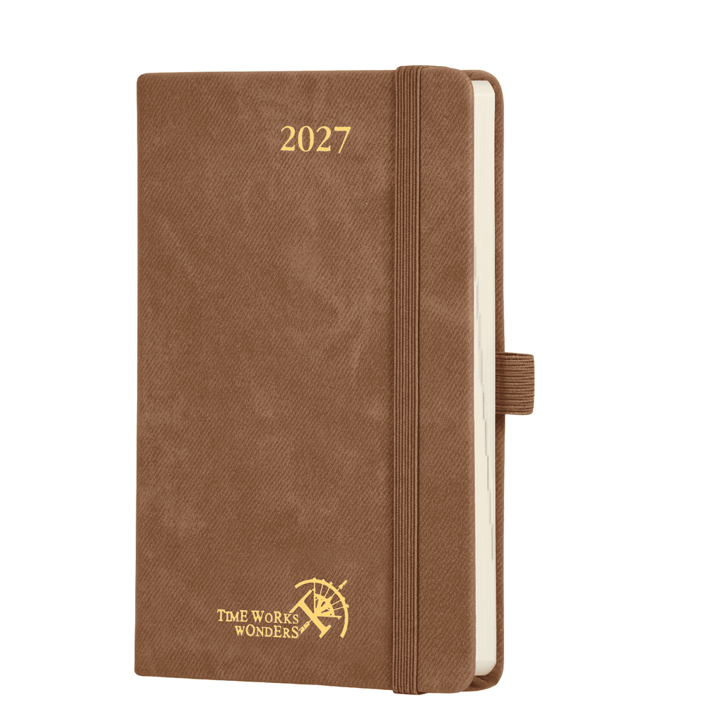DE A6 Size Weekly 2027 Planner Week + Notes Layout Hardcover