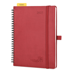 DE 21.8cm x 16.4 2027 Spiral Weekly Calendar Planner (January–December) Soft Cover