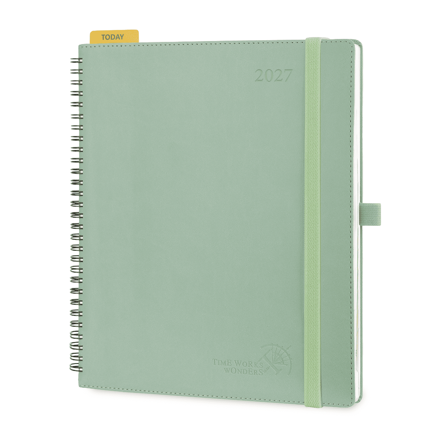 DE Large Size 2027 Spiral Weekly Calendar Planner (January–December) Soft Cover