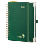 Agenda académica diaria DE tamaño A5 2026-2027, espiral, tapa dura
