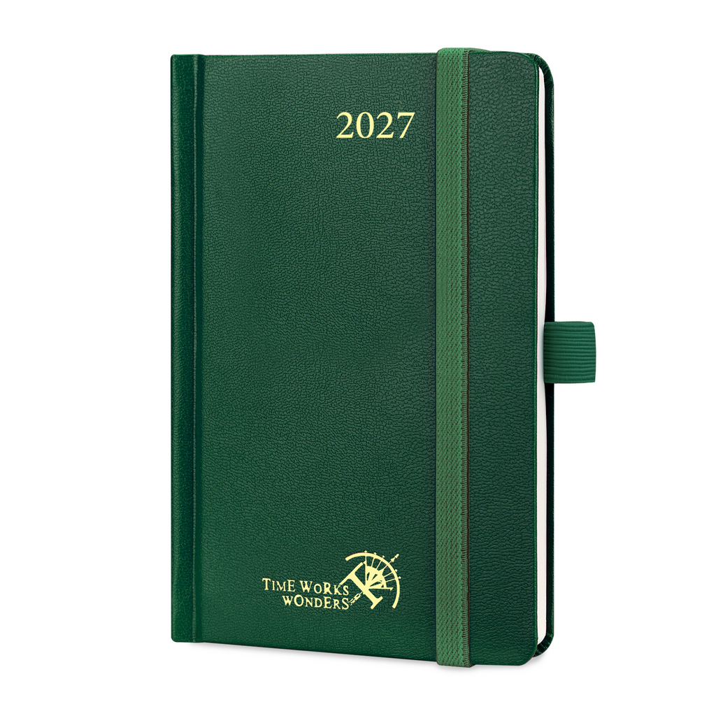 DE A6 Size 2027 Weekly Planner (January–December) Hardcover
