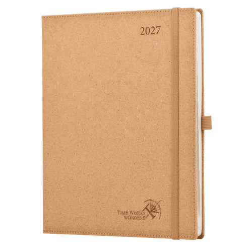 DE 25.9 cm × 21.2 cm 2027 Recycled Weekly Planner Hardcover Calendar Planner