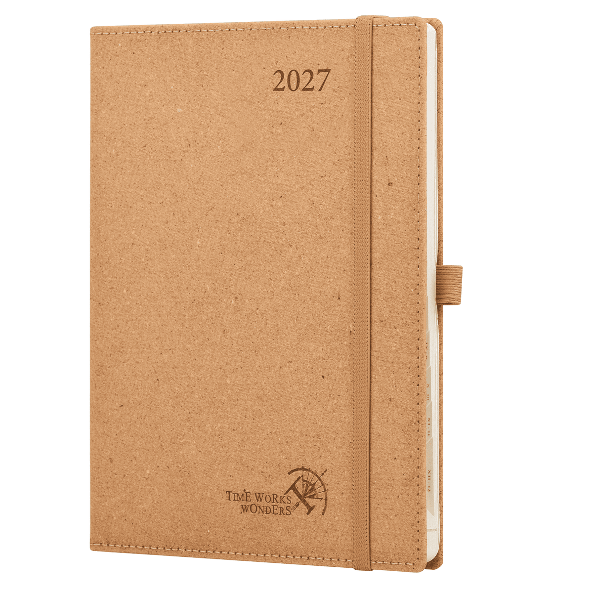 DE 16,4 cm × 21,8 cm Recycled 2027 Weekly Planner Hardcover