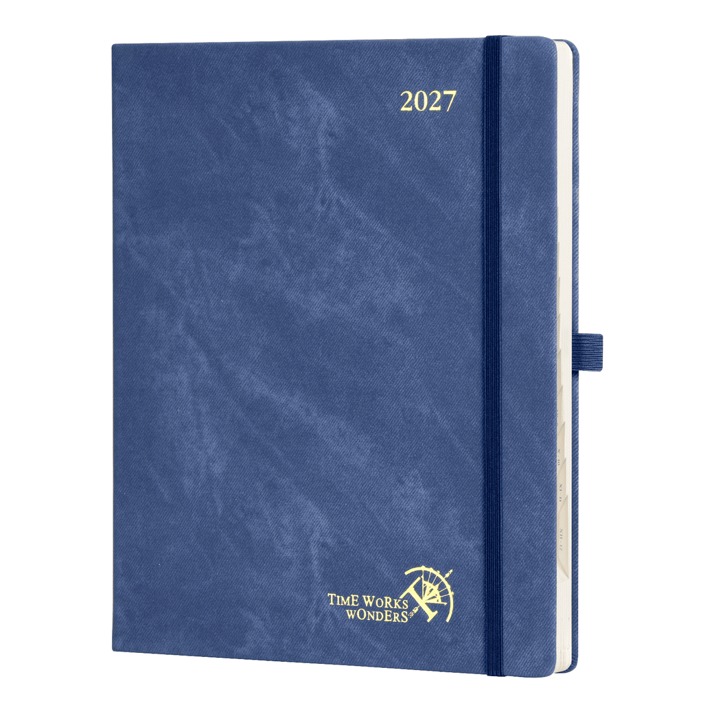 DE 21.2 cm × 25,9 cm Weekly 2027 Planner Week + Notes Layout Hardcover
