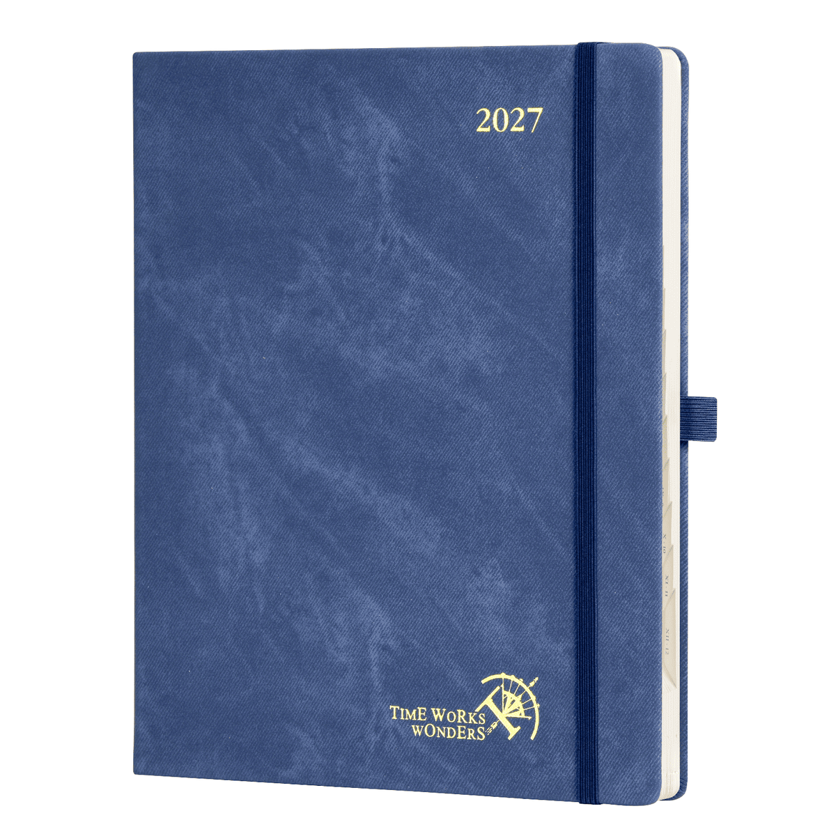 DE 21.2 cm × 25,9 cm Weekly 2027 Planner Week + Notes Layout Hardcover