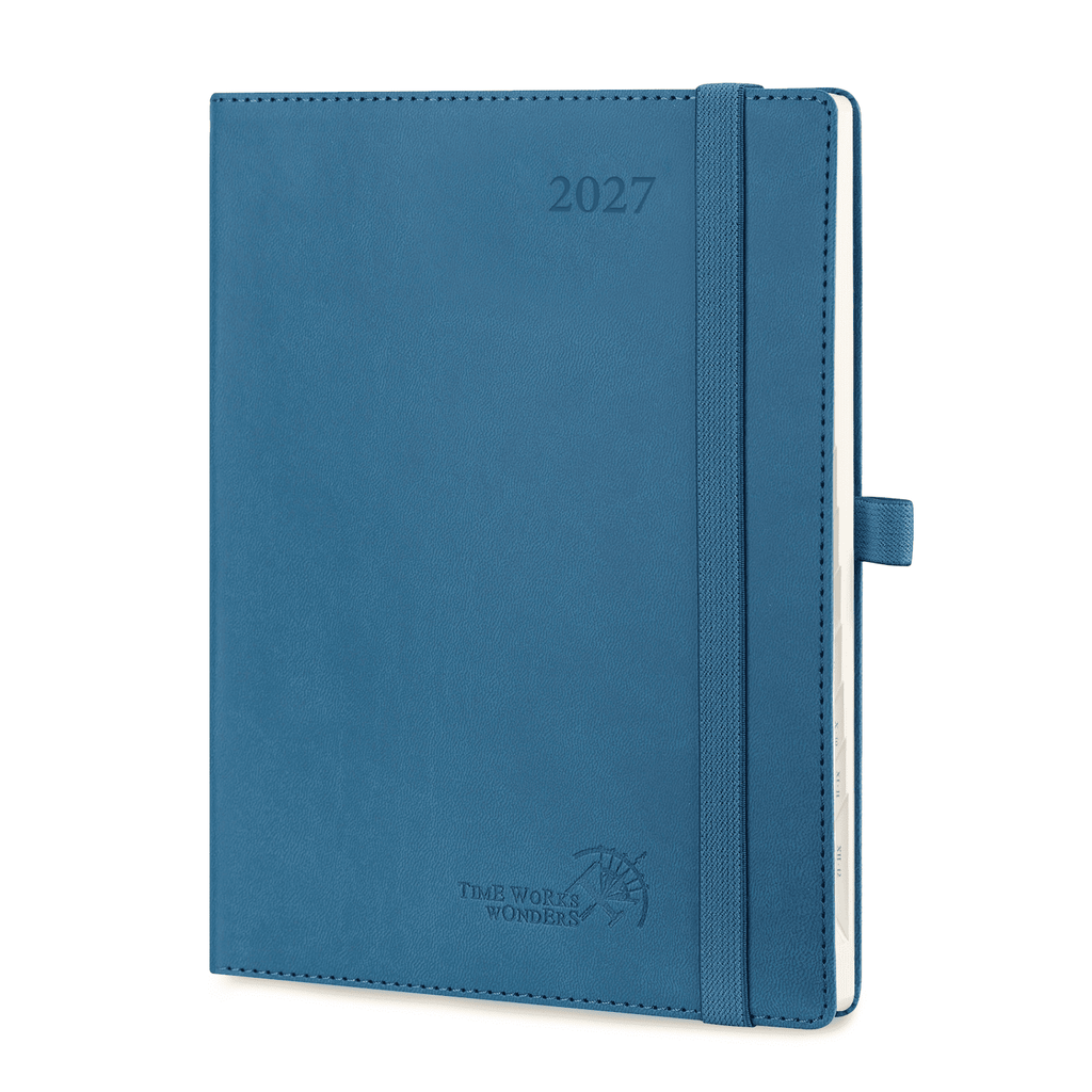 DE 21.8 cm × 16.4 cm 2027 Weekly Planner Softcover Calendar Planner