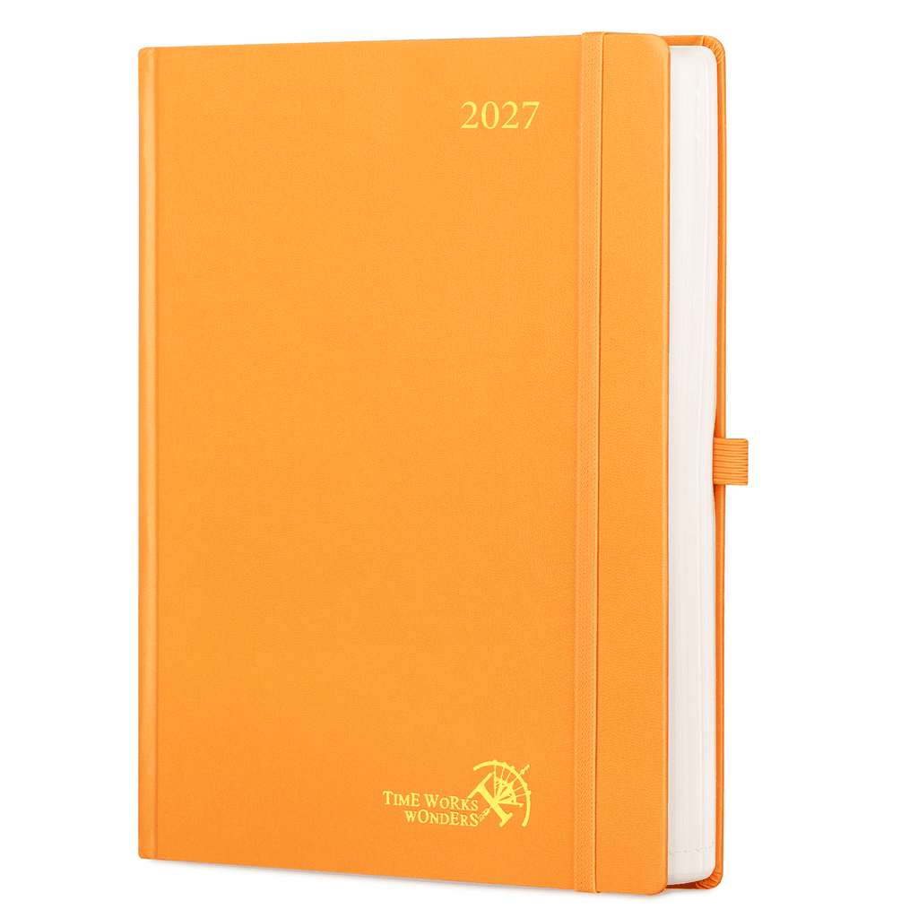 DE A4 Size 2027 Daily Planner  (January–December) Hardcover