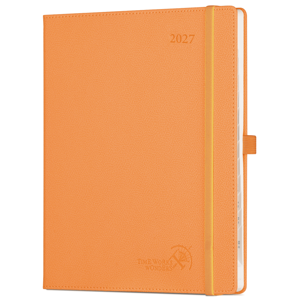 DE 25,9 cm × 21,2 cm 2027 Weekly Planner Horizontal Layout Calendar Planner