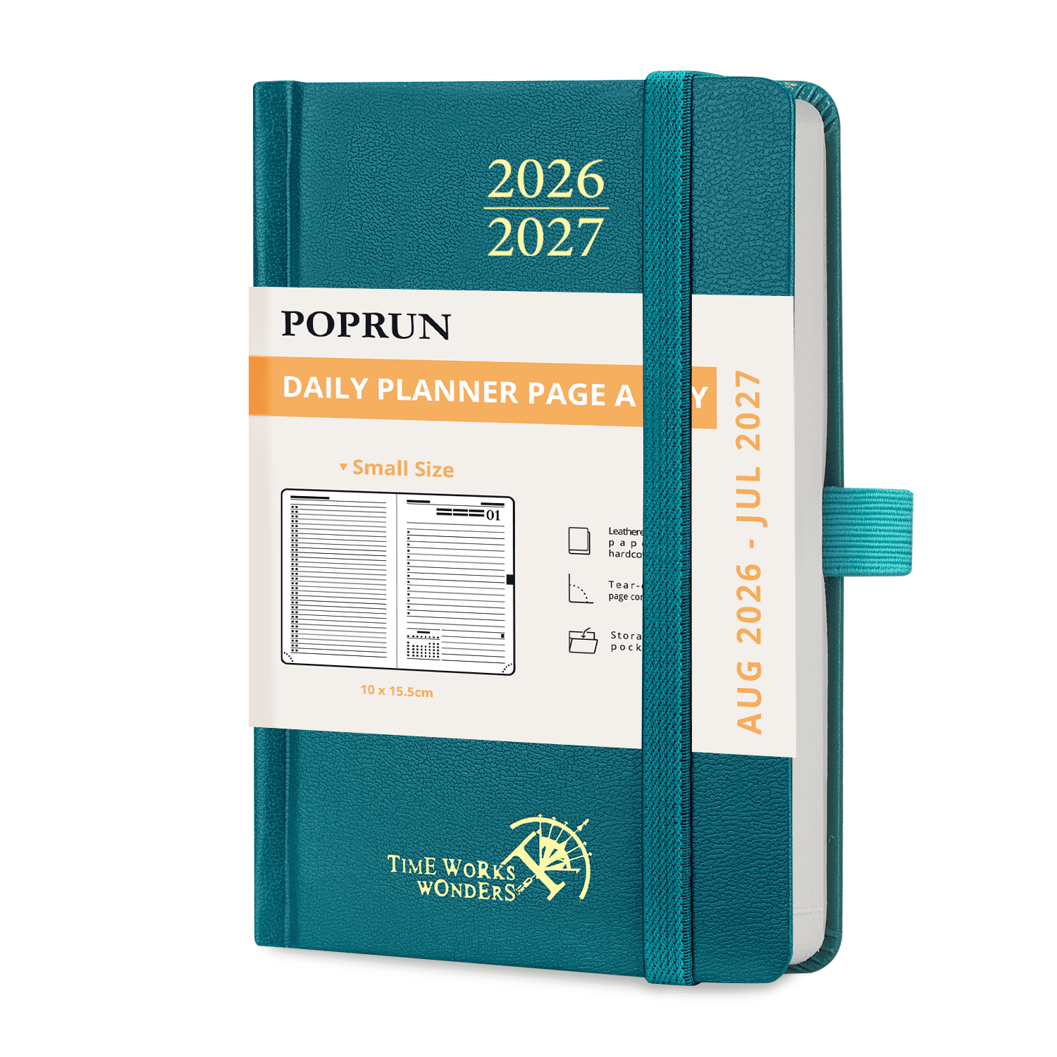 DE A6 Size Daily Academic Planner 2026-2027 HardCover