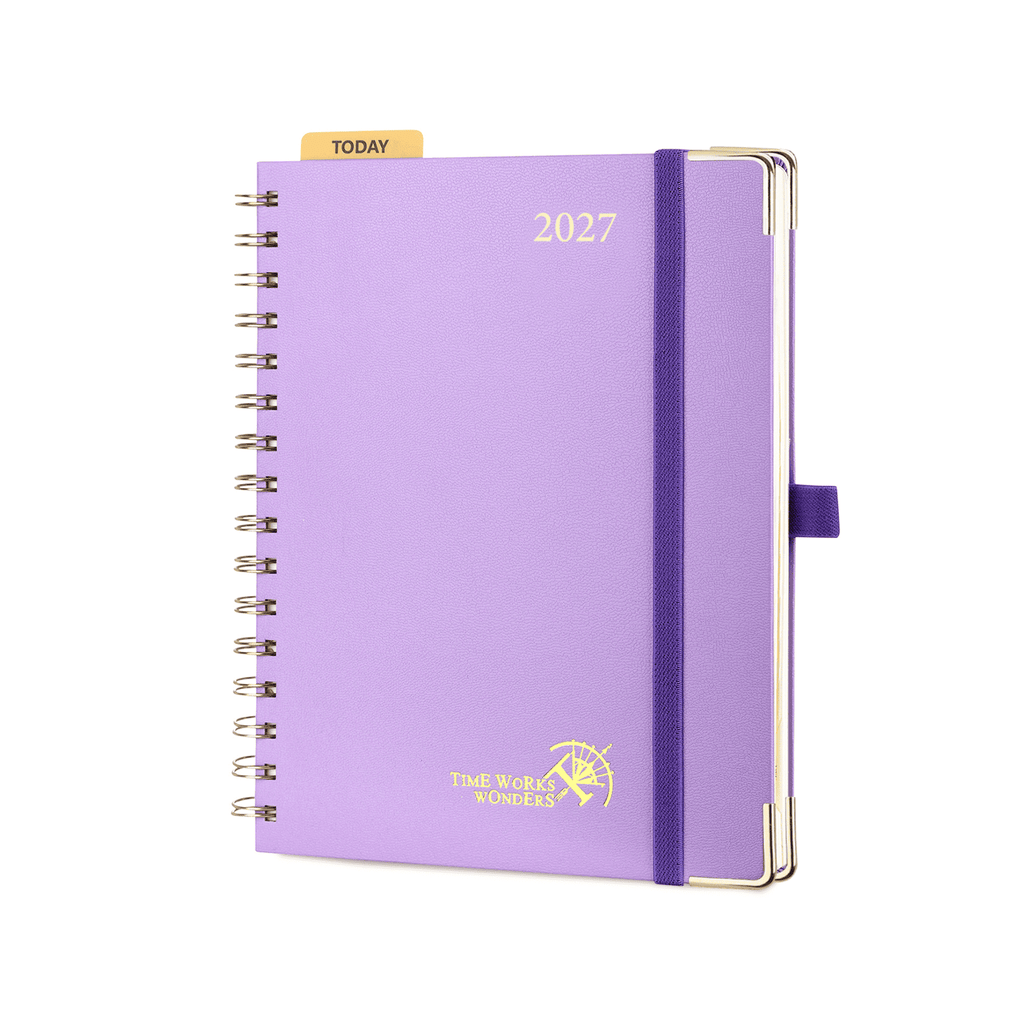 DE A5 Size 2027 Spiral Weekly Planner (January–December) Hardcover